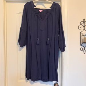 Navy Lilly Pulitzer Del Lago tunic dress, XL